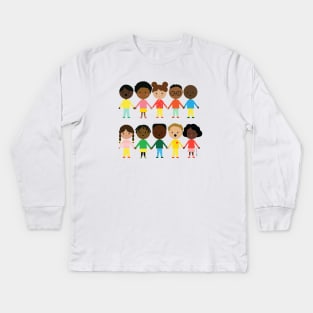 Hear Us. See Us. Love Us. Kids Long Sleeve T-Shirt